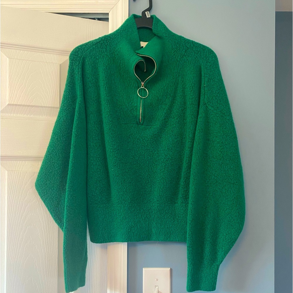 Soft zip up sweater
